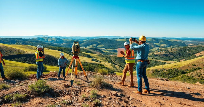 Topografia e Agrimensura: Fundamentos para Projetos de Sucesso
