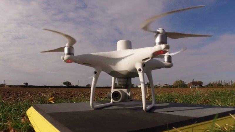 Serviços de topografia com drone